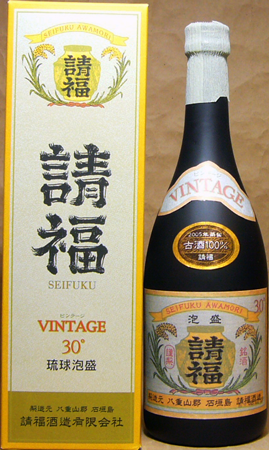 請福 ビンテージ 3年古酒 30度 4合瓶(720ml)