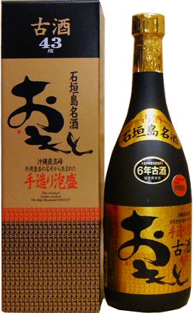高嶺 おもと ゴールド 6年古酒 43度 4合瓶(720ml)