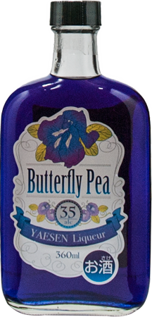 八重泉 バタフライピー リキュール 35度 2合瓶(360ml)